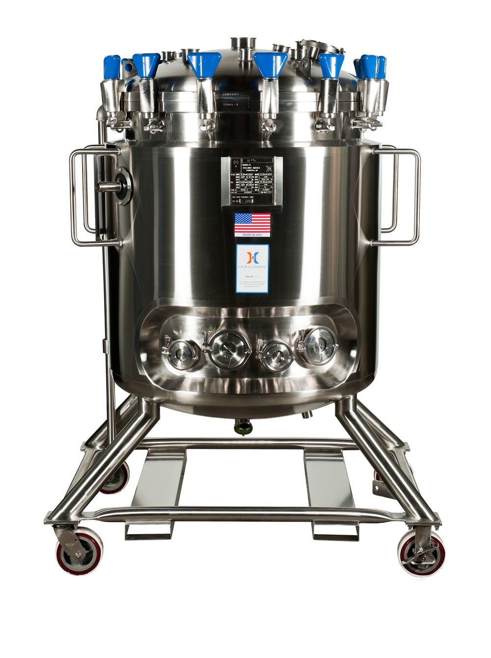 This vertical vessel for the laboratory is among innovative portable pressure vessels by Holloway.