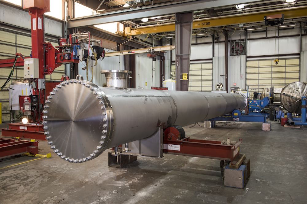 These piping spools show off Holloway's pressure vessel engineering and custom equipment capabilities.